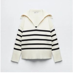 Zara stripe knit sweater size Medium
